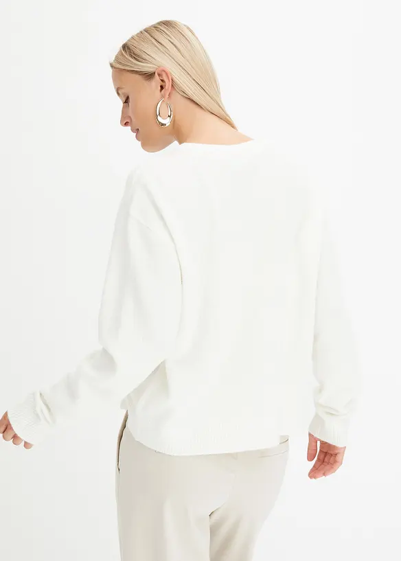 Bpc Bonprix Collection Rundhalspullover Mit überschnittener Schulter