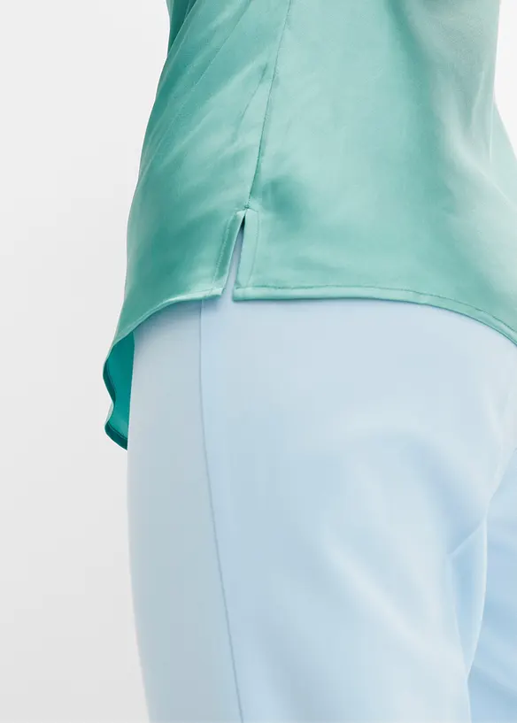 Bpc Selection Satin Blusentop Mit Verspieltem Wasserfall Ausschnitt