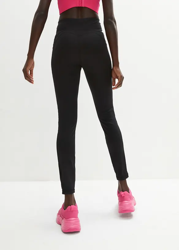 Bonprix Shaping Sport-Leggings Mit Mesh-Einsätzen, Schnelltrocknend