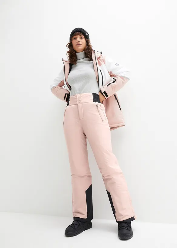 Bpc Bonprix Collection Ski Thermo-Funktionshose Mit High Waist Bequembund, Wasserdicht, Straight