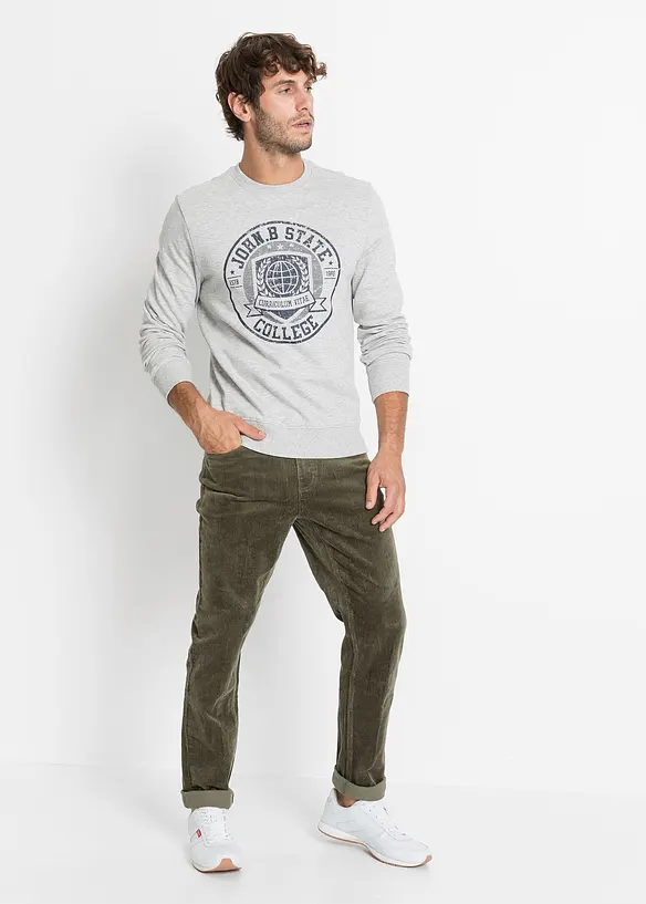 John Baner JEANSWEAR Slim Fit Stretch-Cordhose Mit Komfortschnitt