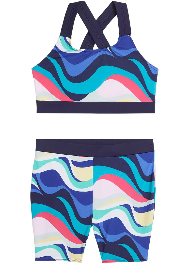Bpc Bonprix Collection Sportlicher Mädchen Bikini Aus Recyceltem Polyamid (2-tlg.Set)