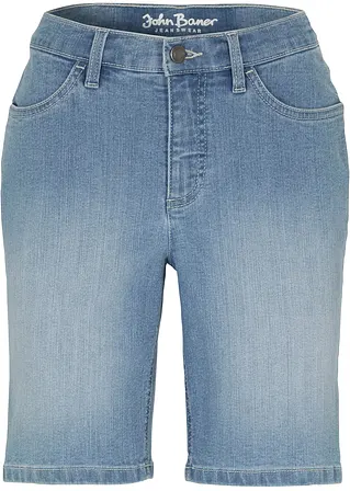 John Baner JEANSWEAR Straight Jeans Bermuda Mid Waist