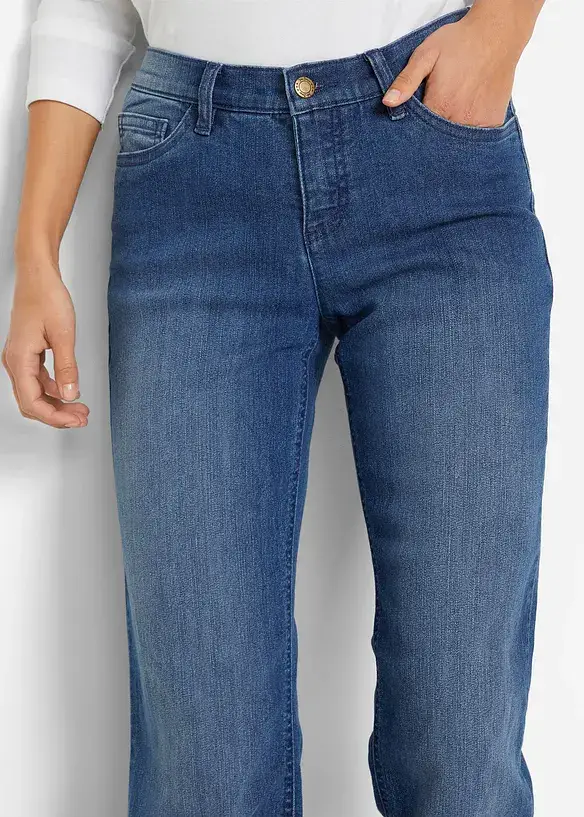 John Baner JEANSWEAR Straight Jeans Mid Waist, 2-er Pack