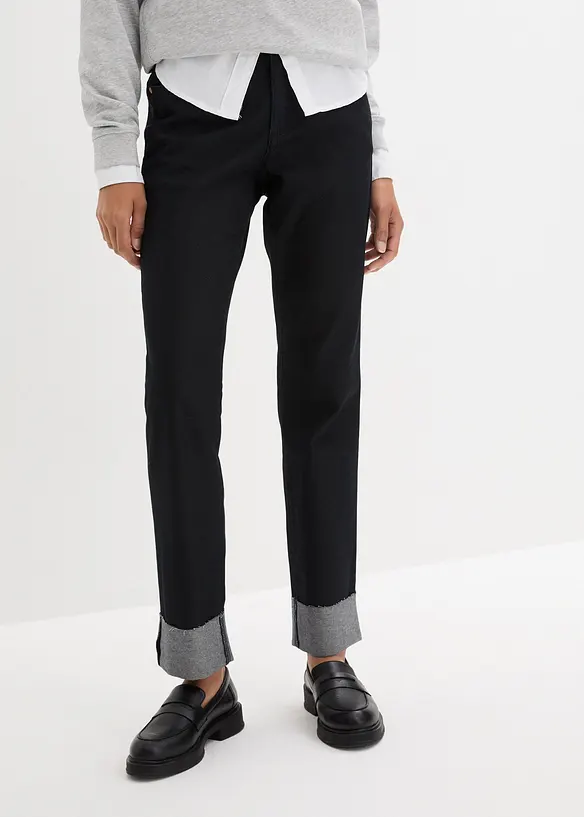 John Baner JEANSWEAR Straight Jeans Mid Waist, Stretch