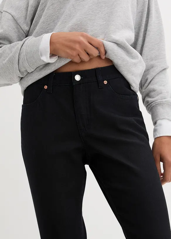 John Baner JEANSWEAR Straight Jeans Mid Waist, Stretch