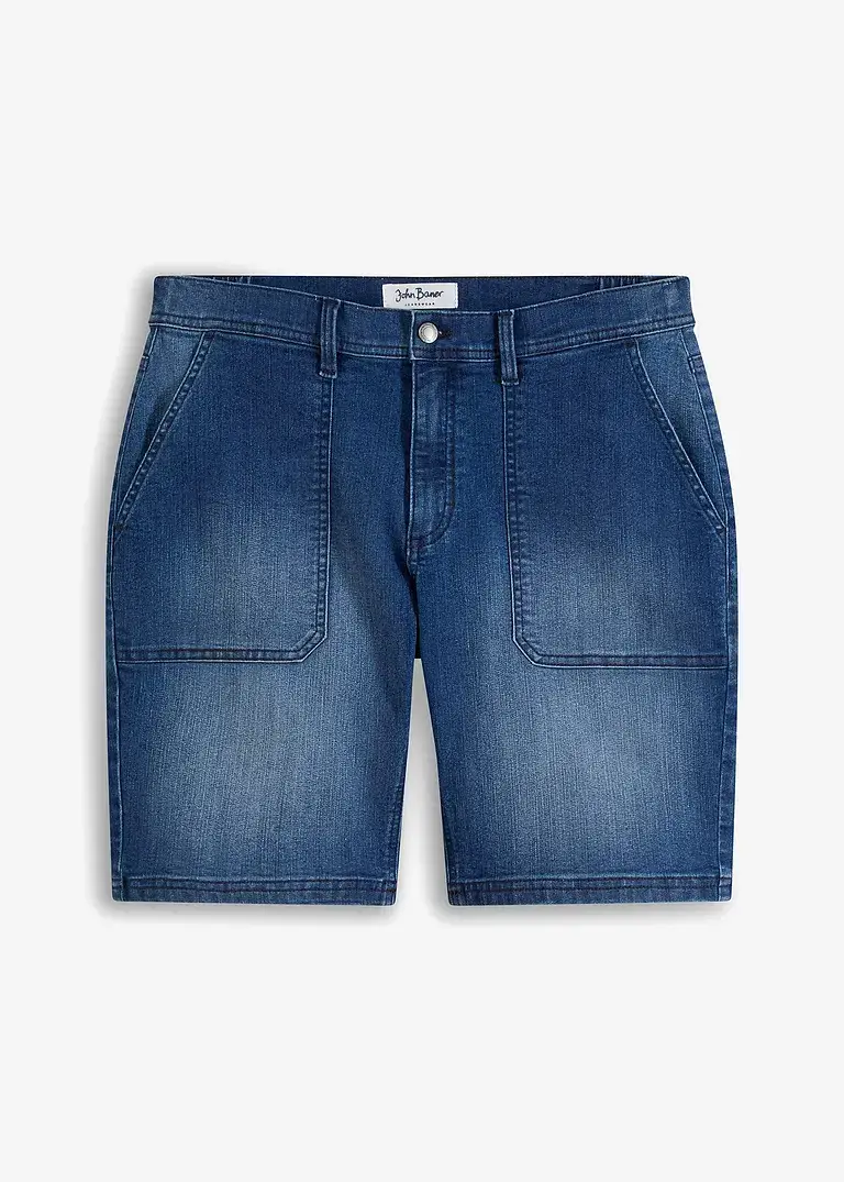 John Baner JEANSWEAR Stretch-Jeans-Bermuda, Loose Fit