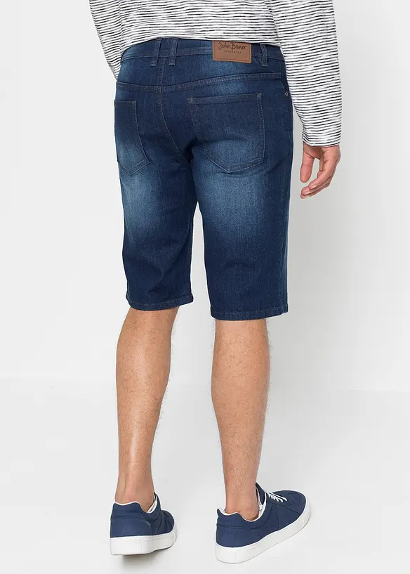 Bonprix Stretch-Jeans-Bermuda Mit Verstärktem Schritt, Regular Fit