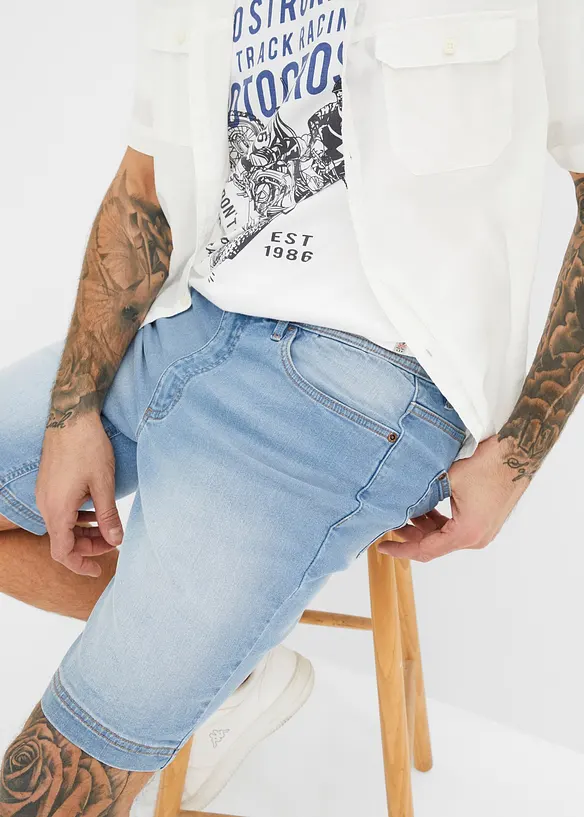 John Baner JEANSWEAR Stretch-Jeans-Bermuda, Regular Fit