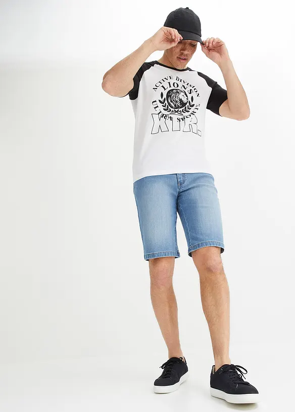 John Baner JEANSWEAR Stretch-Jeans-Bermuda, Regular Fit