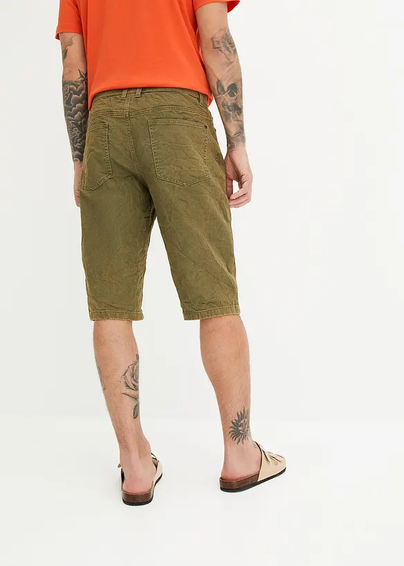 John Baner JEANSWEAR Stretch-Long-Bermuda, Loose Fit