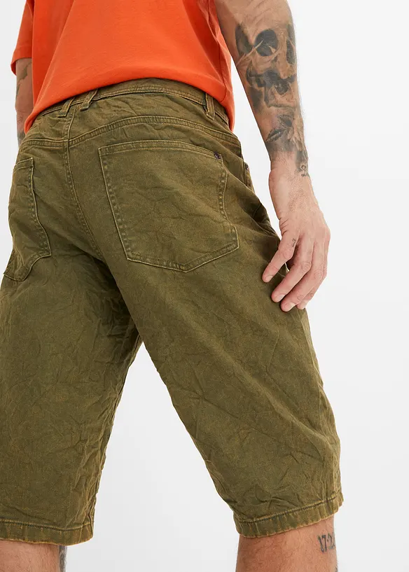 John Baner JEANSWEAR Stretch-Long-Bermuda, Loose Fit