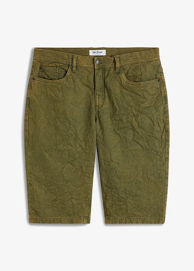 John Baner JEANSWEAR Stretch-Long-Bermuda, Loose Fit