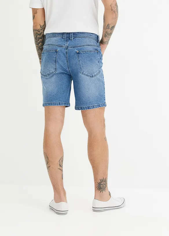 John Baner JEANSWEAR Stretch-Long-Jeans-Shorts, Regular Fit