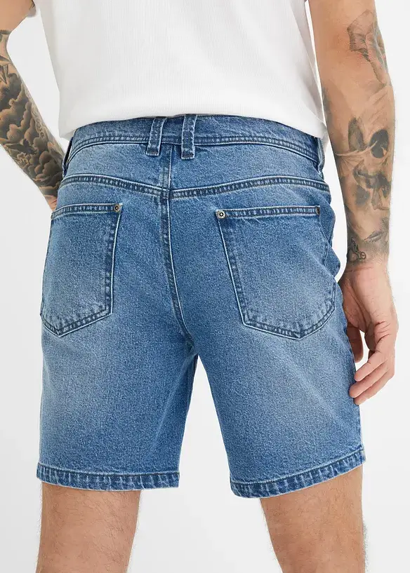 John Baner JEANSWEAR Stretch-Long-Jeans-Shorts, Regular Fit