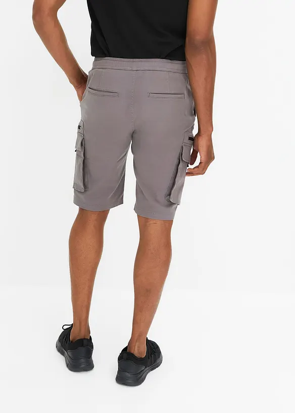 Bonprix Stretch-Schlupf-Bermuda Mit Cargotaschen, Regular Fit