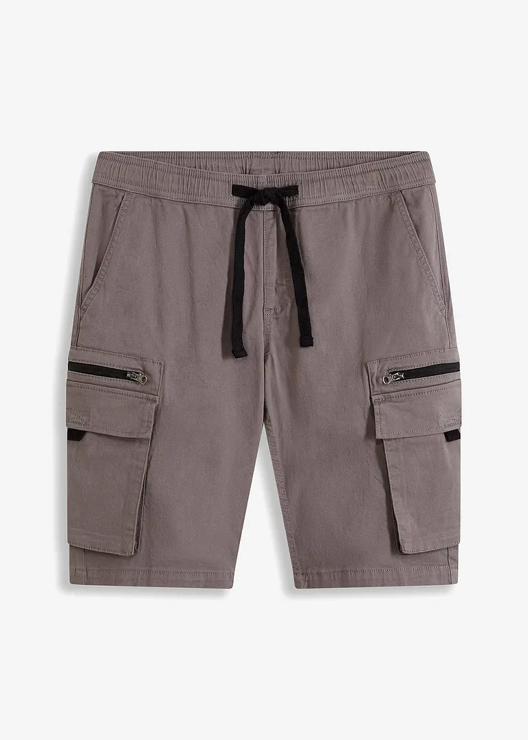 Bonprix Stretch-Schlupf-Bermuda Mit Cargotaschen, Regular Fit