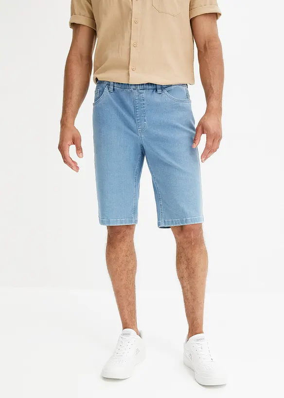 John Baner JEANSWEAR Stretch Schlupfjeans-Bermuda, Regular Fit (2er Pack)