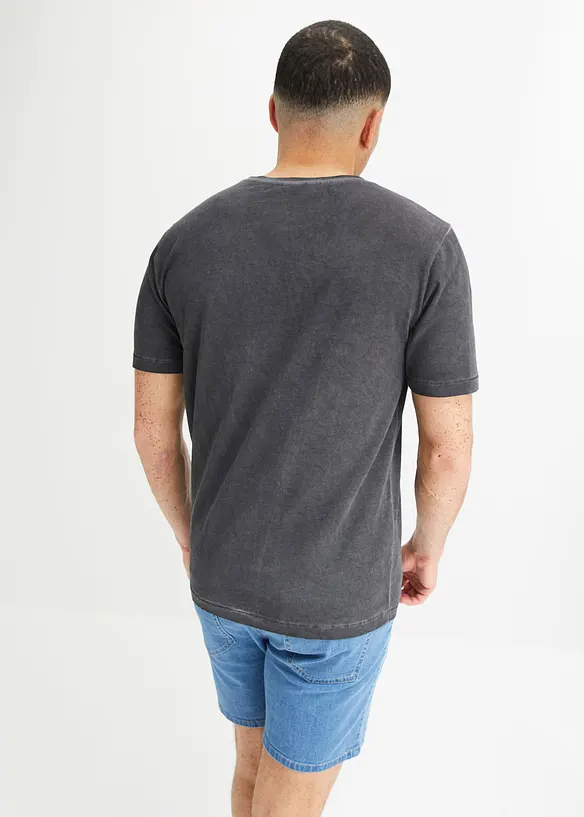 John Baner JEANSWEAR T-Shirt Aus Bio-Baumwolle In Vintage Optik