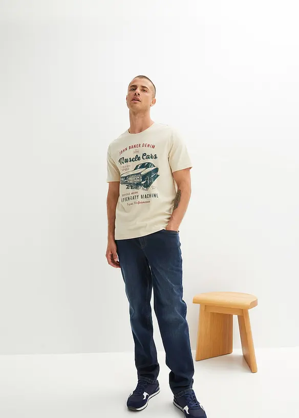 John Baner JEANSWEAR T-Shirt Aus Reiner Bio-Baumwolle