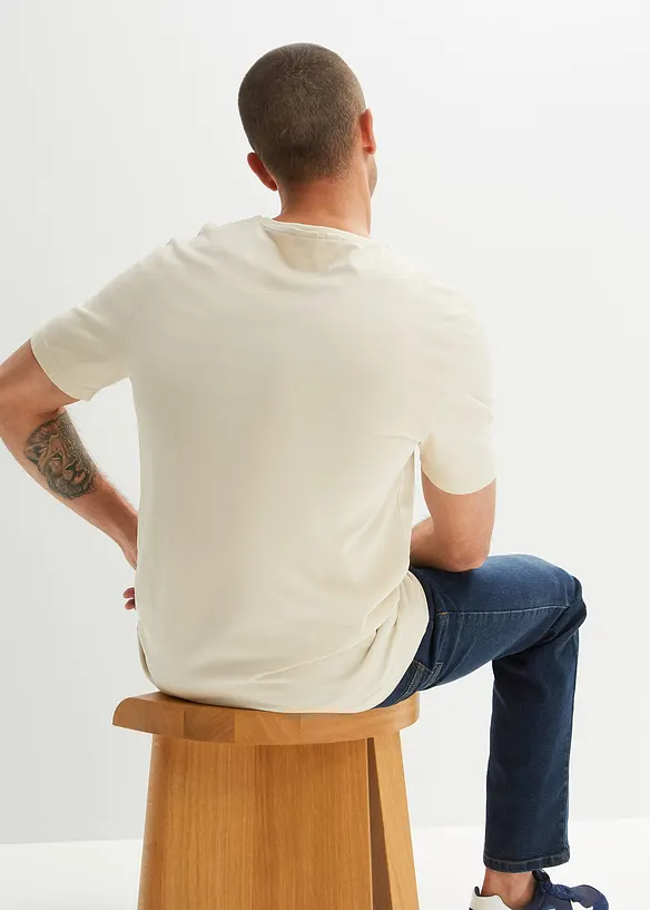 John Baner JEANSWEAR T-Shirt Aus Reiner Bio-Baumwolle