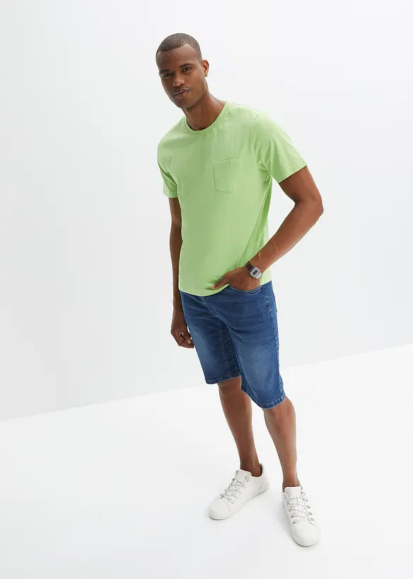 Bpc Bonprix Collection T-Shirt Mit Brusttasche Aus Bio Baumwolle