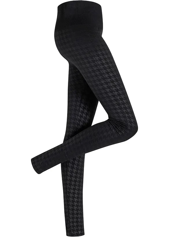 bpc bonprix collection Thermo Seamless Leggings mit weicher Innenseite und Hahnentrittmuster