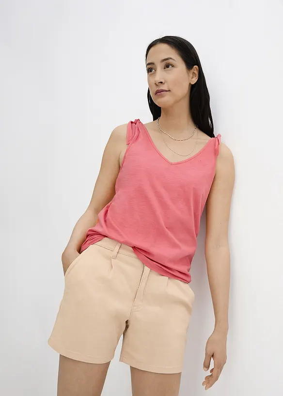 Bpc Bonprix Collection Top Mit Knotendetails Aus Bio-Baumwolle
