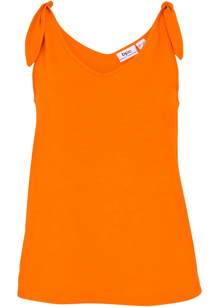 bpc bonprix collection Top mit Knotendetails aus Bio-Baumwolle