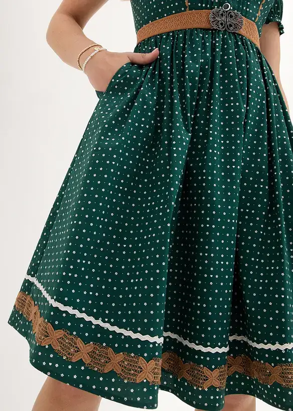 Bpc Bonprix Collection Trachtenkleid Mit Schürze, Knieumspielend (2-tlg.Set)