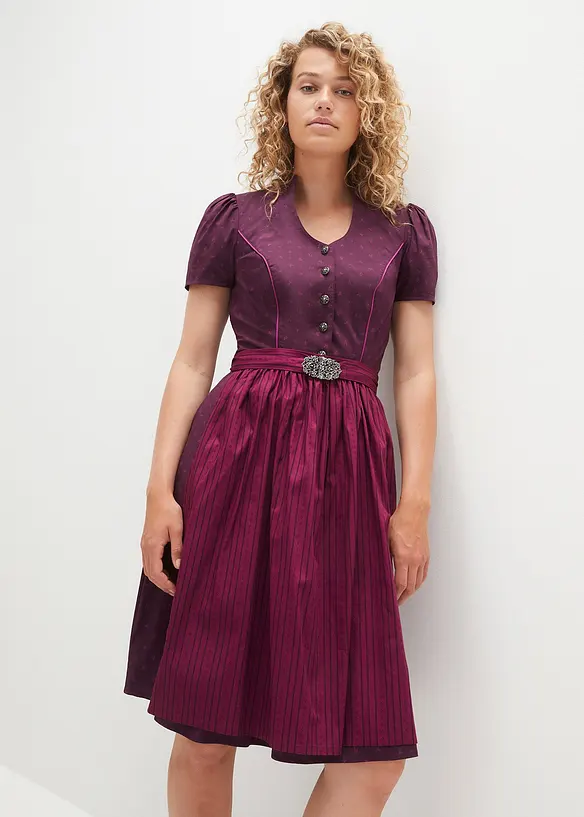 Bpc Bonprix Collection Trachtenkleid Mit Schürze, Knieumspielend (2-tlg.Set)