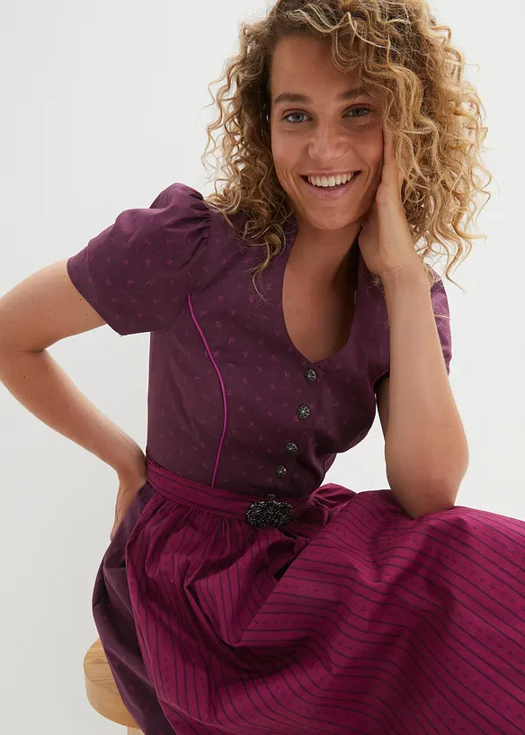 Bpc Bonprix Collection Trachtenkleid Mit Schürze, Knieumspielend (2-tlg.Set)