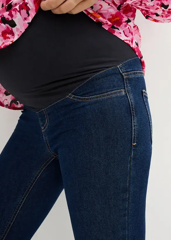 Bonprix Umstandsjeggings Mit Baumwolle (2-er Pack), Skinny