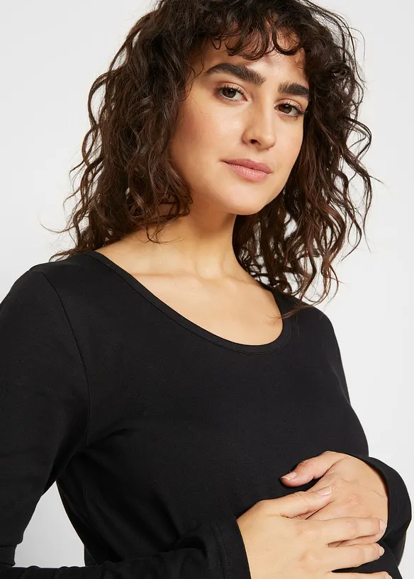 Bpc Bonprix Collection Umstandsshirt Aus Bio-Baumwolle (2er Pack)