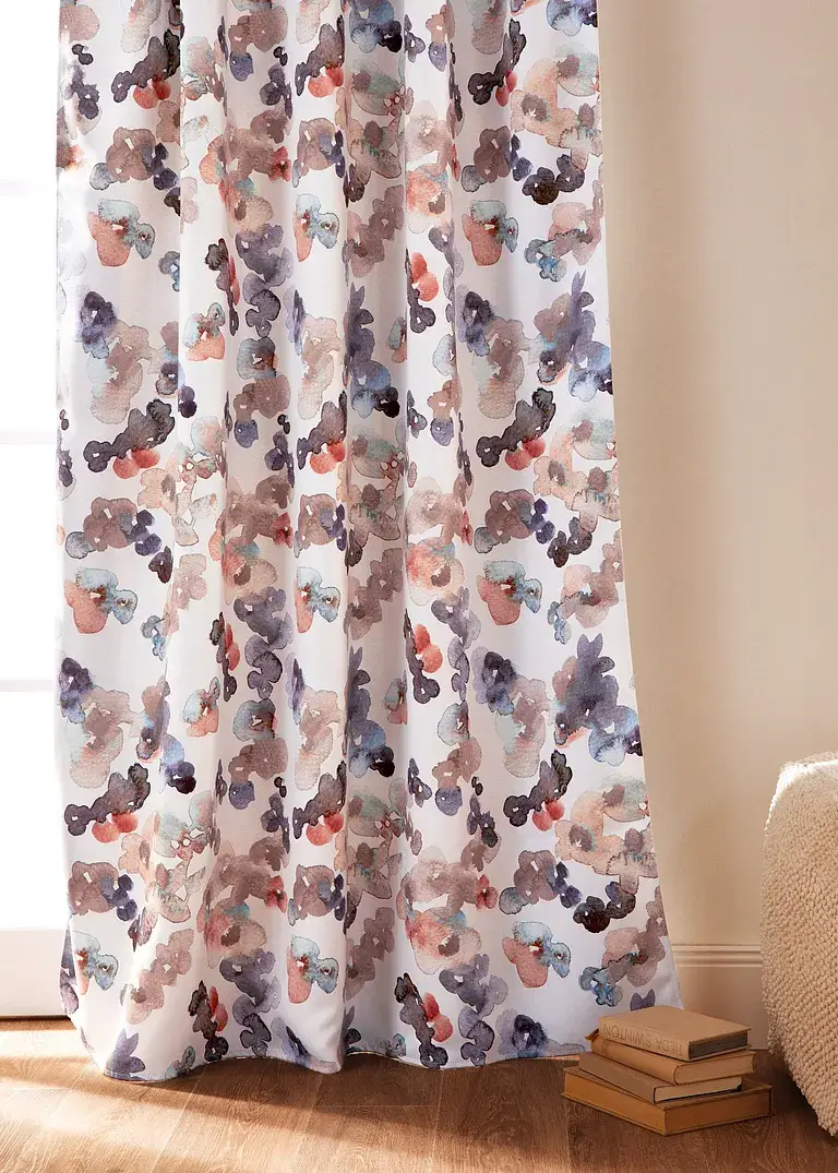 bpc living bonprix collection Verdunkelungsvorhang mit Druck (1er Pack)