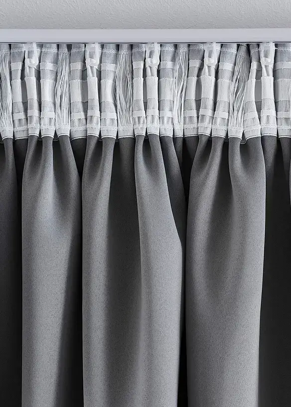 Bpc Living Bonprix Collection Verdunkelungsvorhang Mit Glanz Druck (1er Pack)