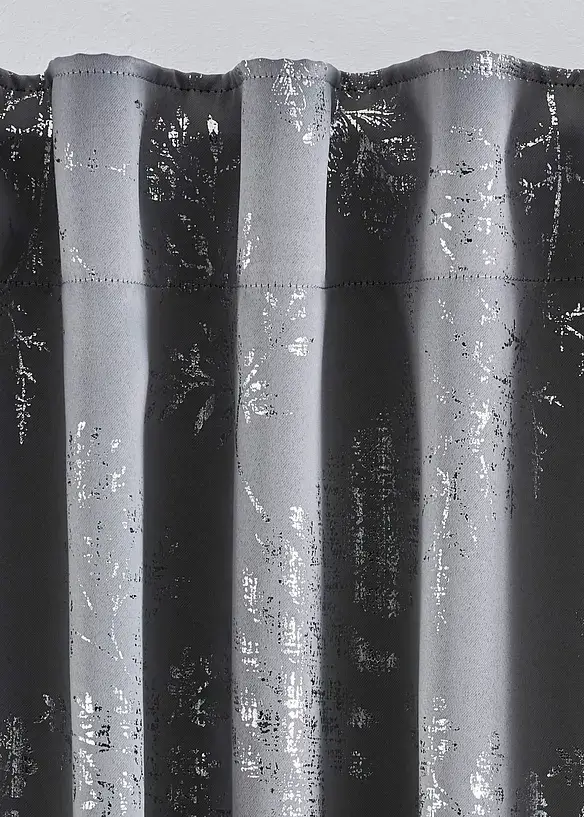 Bpc Living Bonprix Collection Verdunkelungsvorhang Mit Glanz Druck (1er Pack)