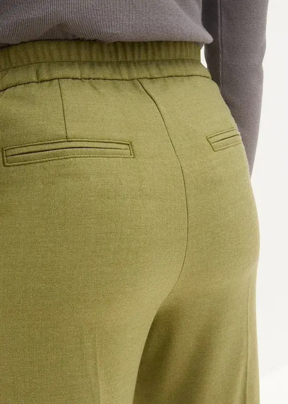 Bpc Bonprix Collection Verkürzte Hose In Wolloptik Mit Bequembund, 7/8-Länge