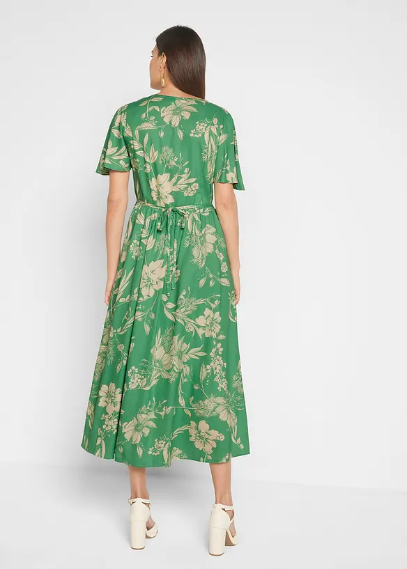 Bpc Selection Viskose Maxikleid Mit Schlitz Am Unterrock