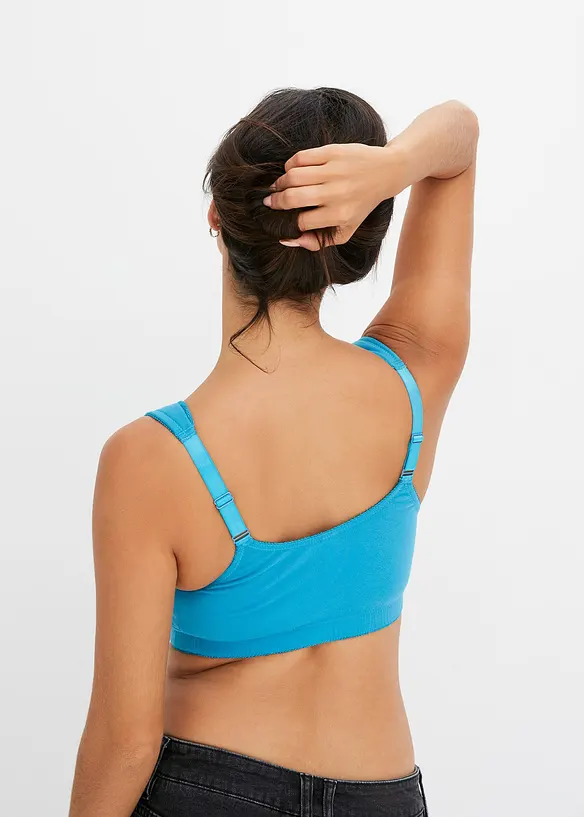 Bpc Bonprix Collection Vorderverschluss-BH Ohne Bügel mit Bio-Baumwolle (2er Pack)