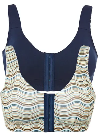 bpc bonprix collection Vorderverschluss-BH ohne Bügel mit Bio-Baumwolle (2er Pack)