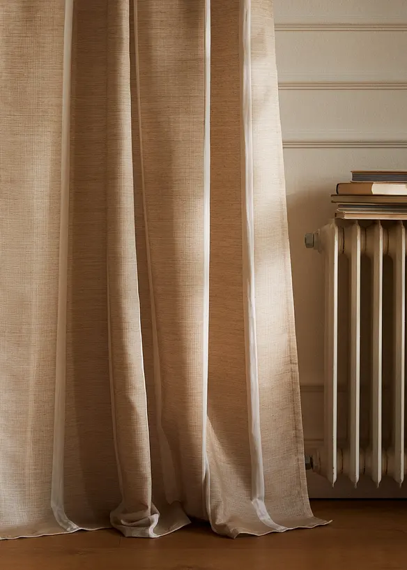 Bpc Living Bonprix Collection Vorhang Mit 3D Streifen (1er Pack)