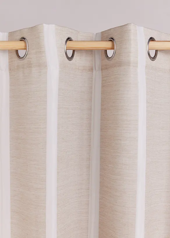 Bpc Living Bonprix Collection Vorhang Mit 3D Streifen (1er Pack)