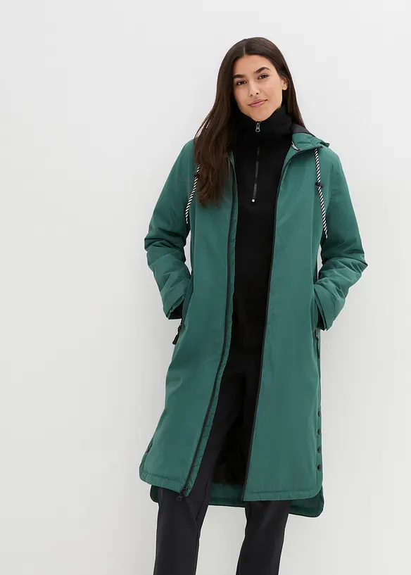 Bpc Bonprix Collection Wattierter Regenmantel In Midi-Länge, Wasserdicht