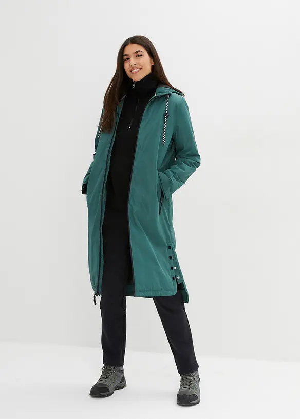 Bpc Bonprix Collection Wattierter Regenmantel In Midi-Länge, Wasserdicht
