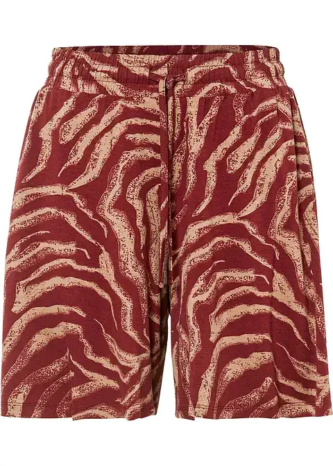 bpc bonprix collection Weite Viskose-Jerseyshorts mit High-Waist-Bequembund