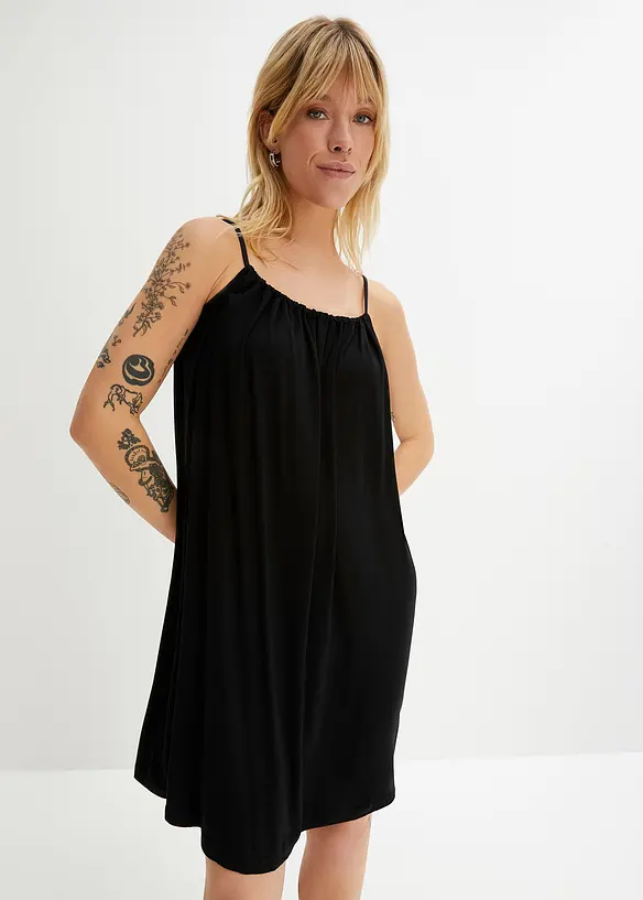 Bonprix Weites Jerseykleid Aus Nachhaltiger Viskose