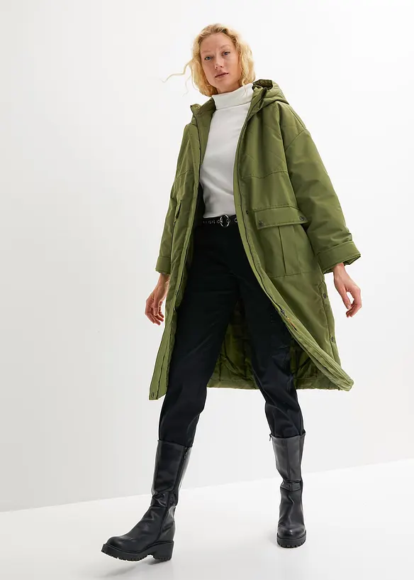 John Baner JEANSWEAR Winter-Parka, Gefüttert, Oversized