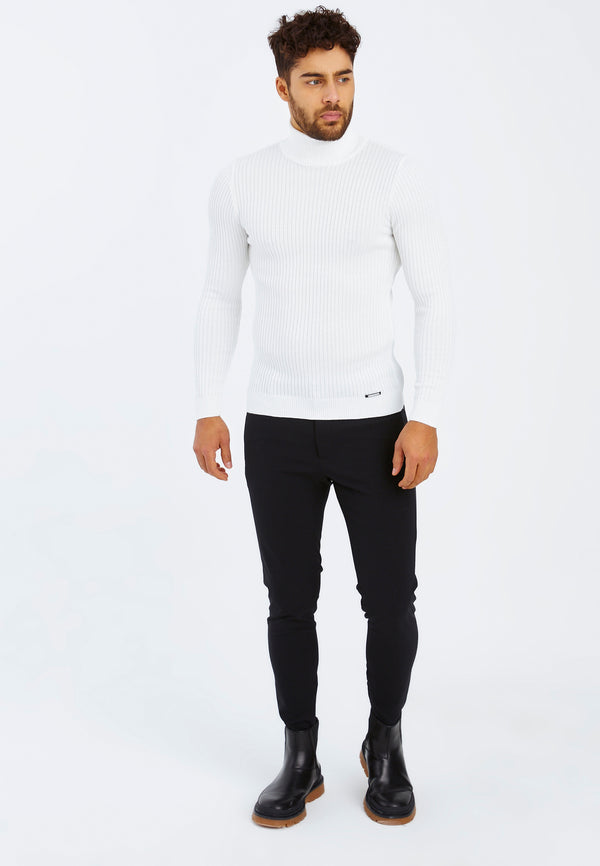 Leif Nelson Feinstrick Rollkragenpullover