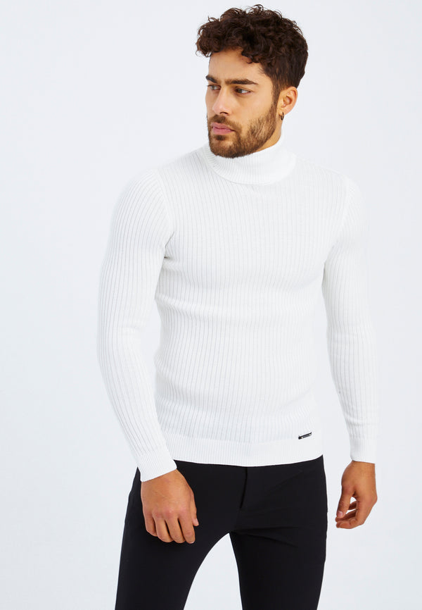 Leif Nelson Feinstrick Rollkragenpullover